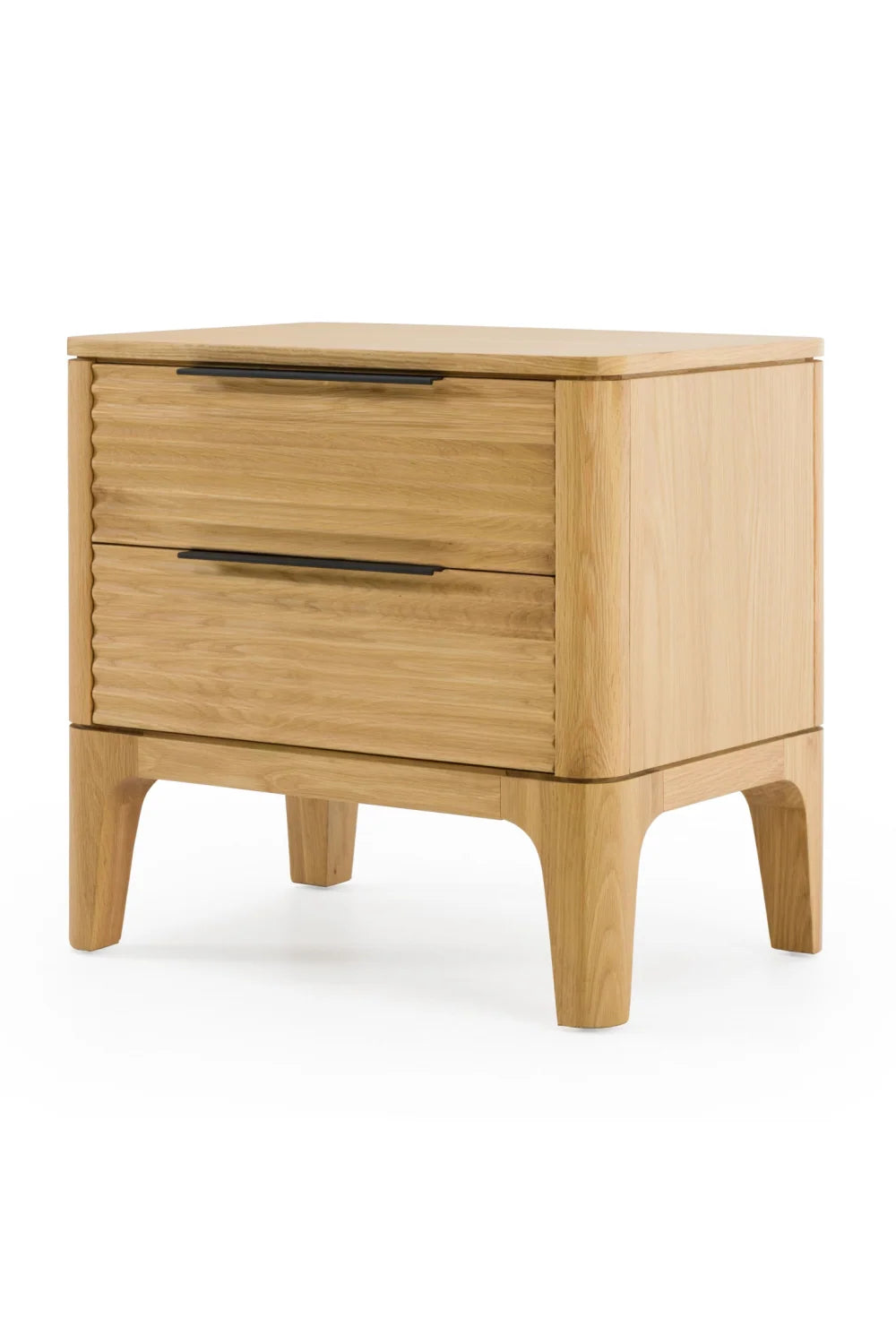 Luxury Modern Seattle Solid Oak Nightstand European Style for Villa