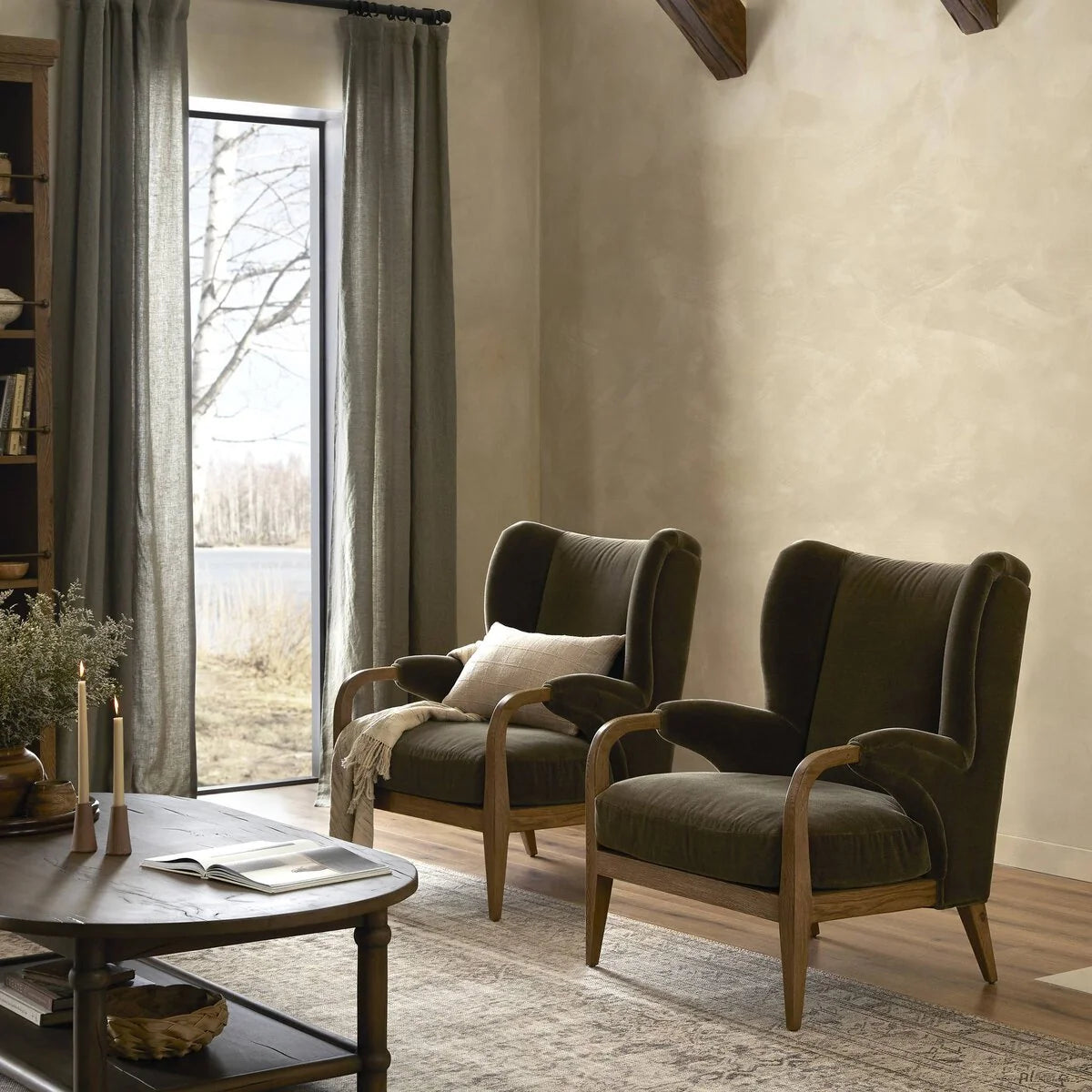 Luxury Modern Sedoni Accent Chair European Style for Villa
