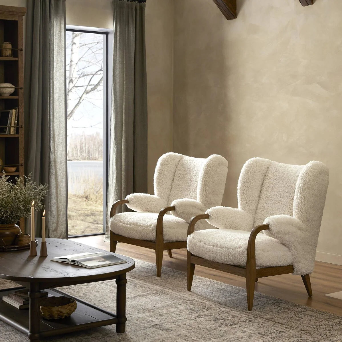 Luxury Modern Sedoni Accent Chair European Style for Villa