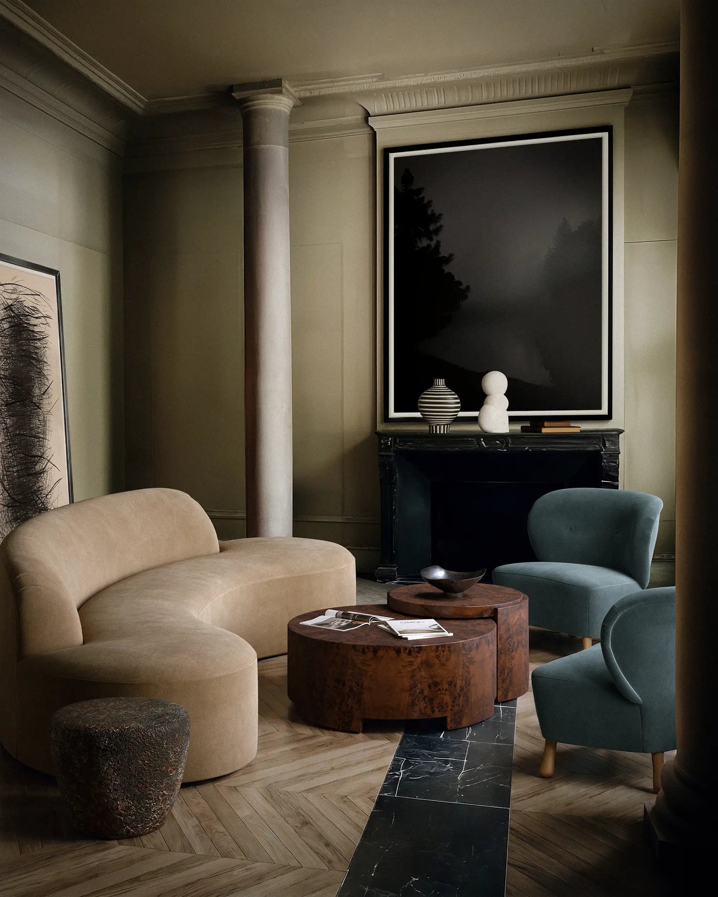 Luxury Modern Selune Sofa European Style for Villa