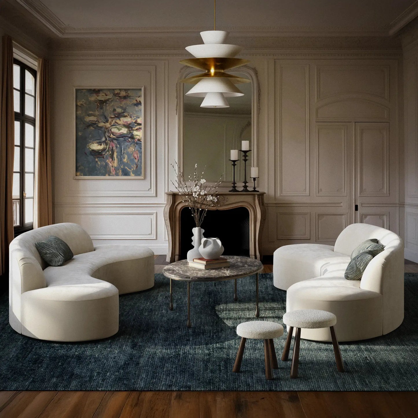 Luxury Modern Selune Sofa European Style for Villa