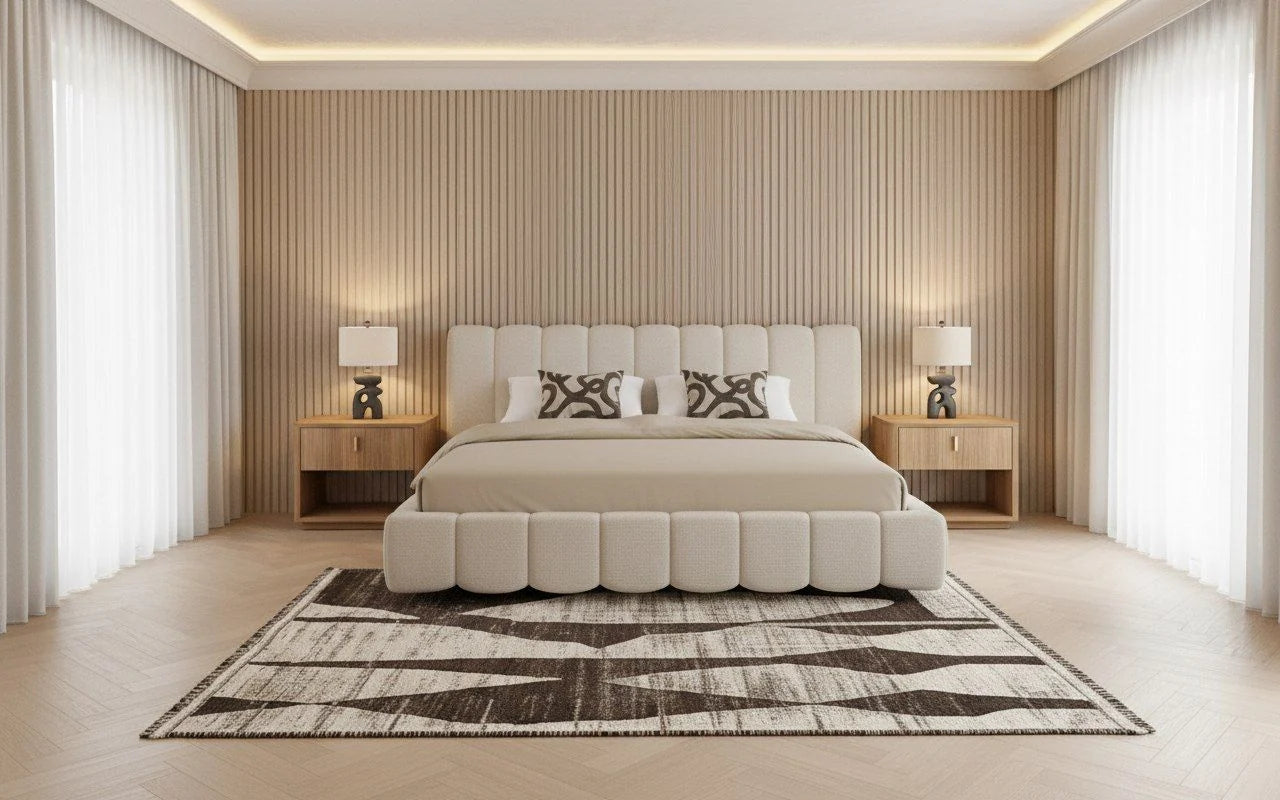 Luxury Modern Serena Bedroom Set European Style for Villa