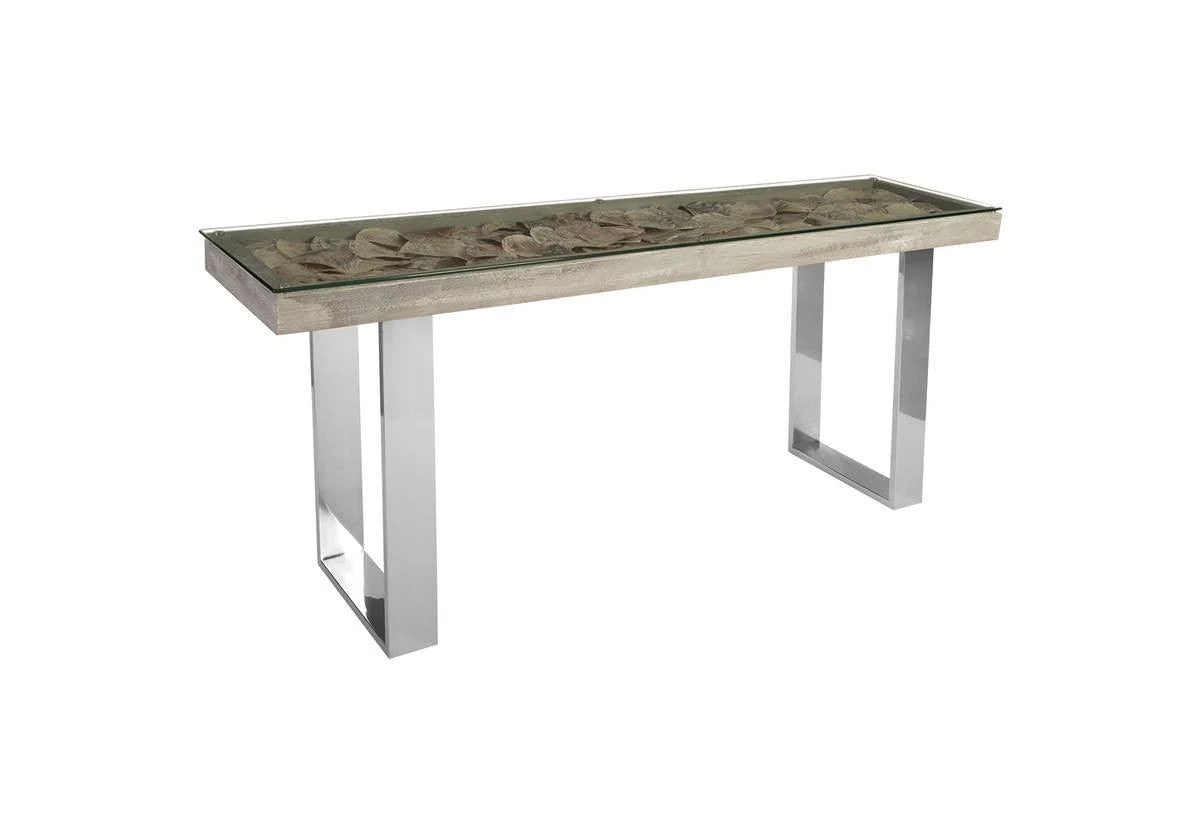 Luxury Modern Shell Console Table European Style for Villa
