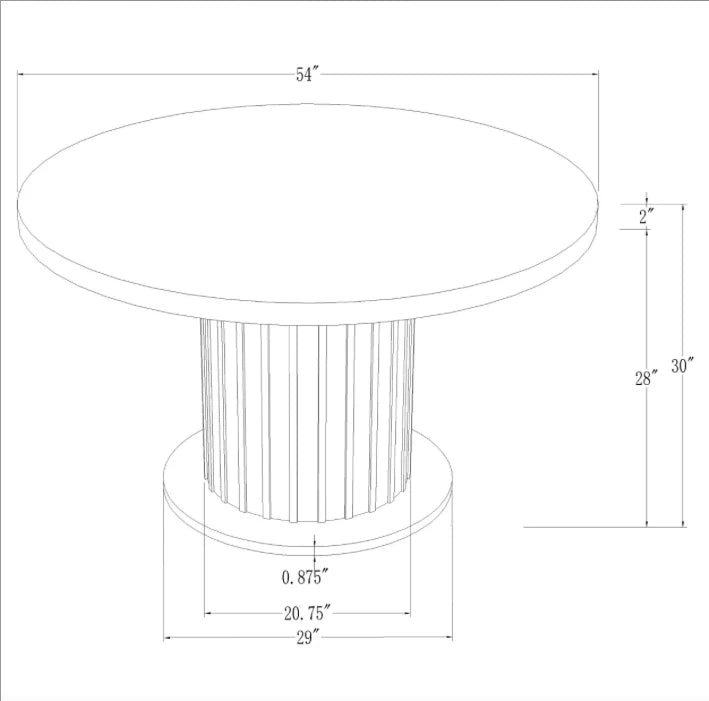Luxury Modern Sherry Dining Table European Style for Villa
