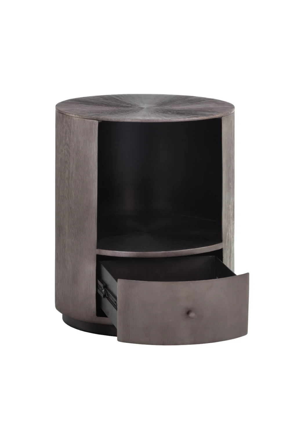 Luxury Modern Siena 1-Drawer Nightstand European Style for Villa