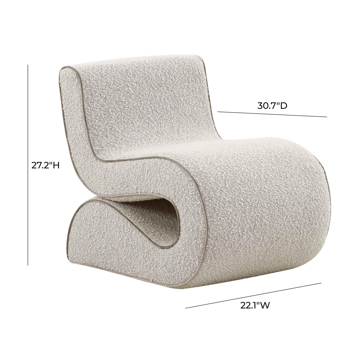 Luxury Modern Sienna Accent Chair European Style for Villa