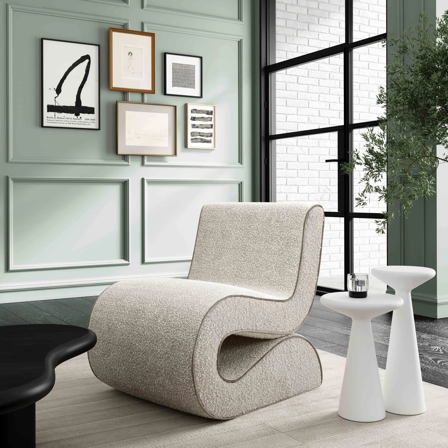 Luxury Modern Sienna Accent Chair European Style for Villa