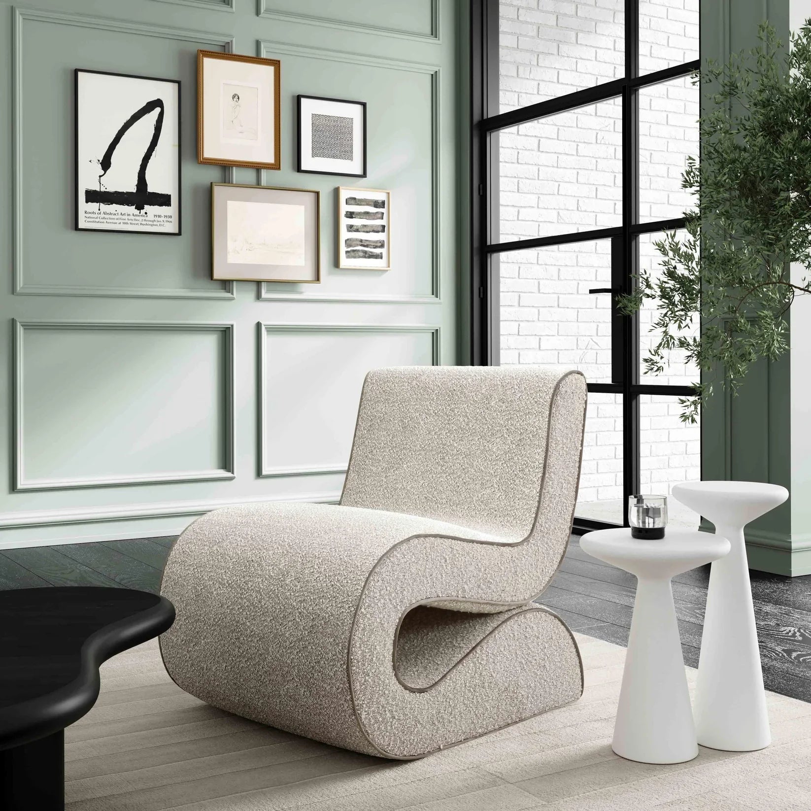 Luxury Modern Sienna Accent Chair European Style for Villa