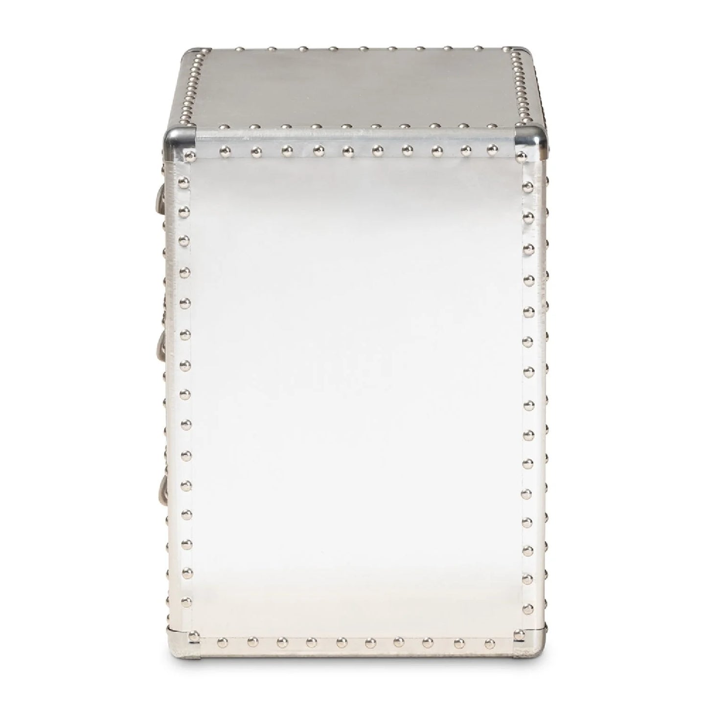 Luxury Modern Silver 3-Drawer End Table European Style for Villa