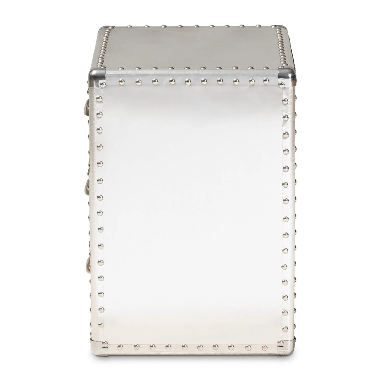 Luxury Modern Silver 3-Drawer End Table European Style for Villa