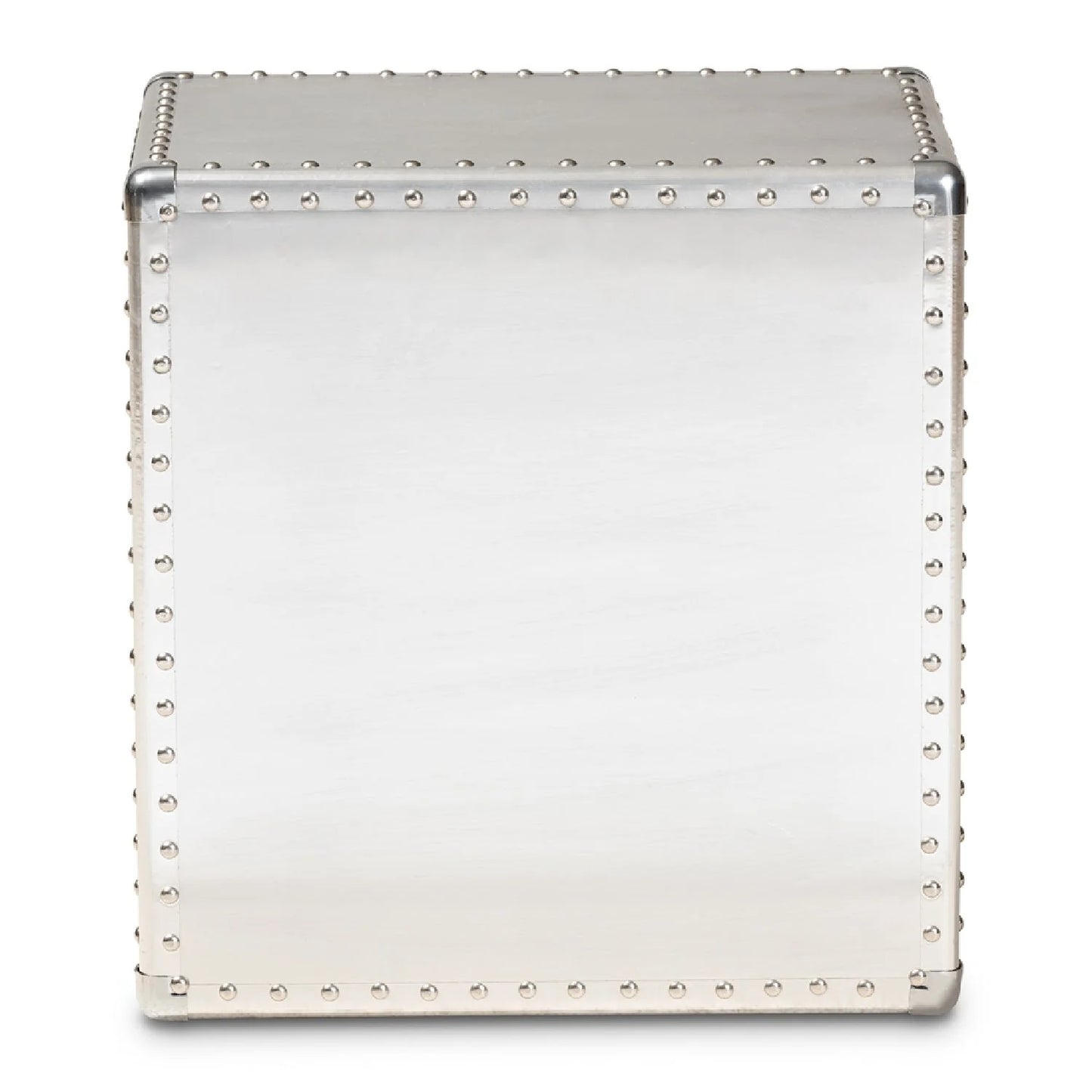 Luxury Modern Silver 3-Drawer End Table European Style for Villa
