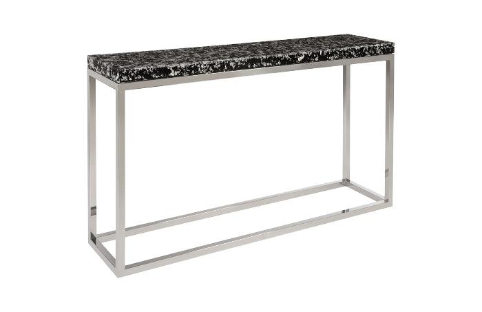 Luxury Modern Silver Flake Console Table European Style for Villa