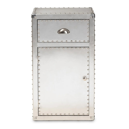 Luxury Modern Silver Storage Cabinet European Style for Villa