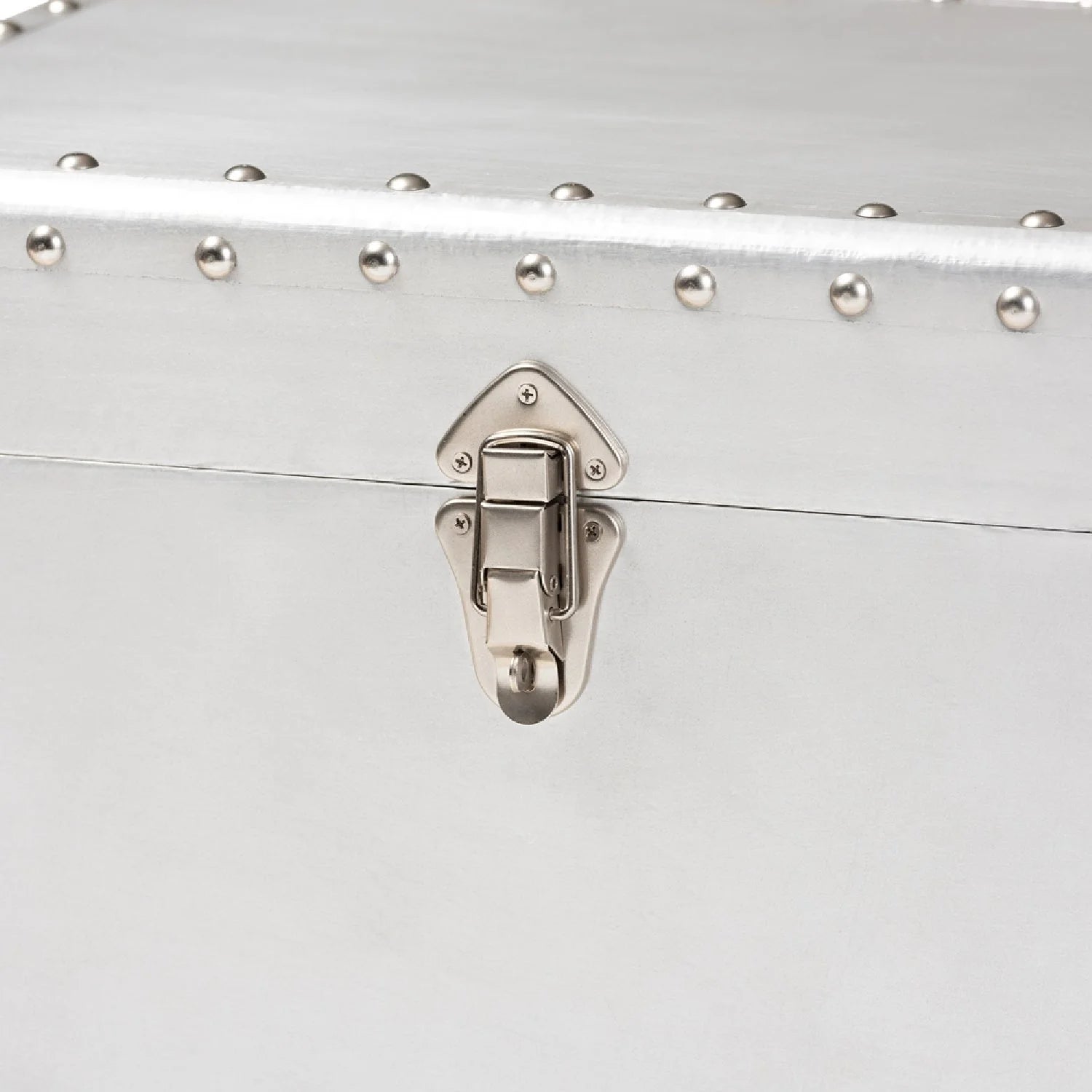 Luxury Modern Silver Storage Cabinet European Style for Villa