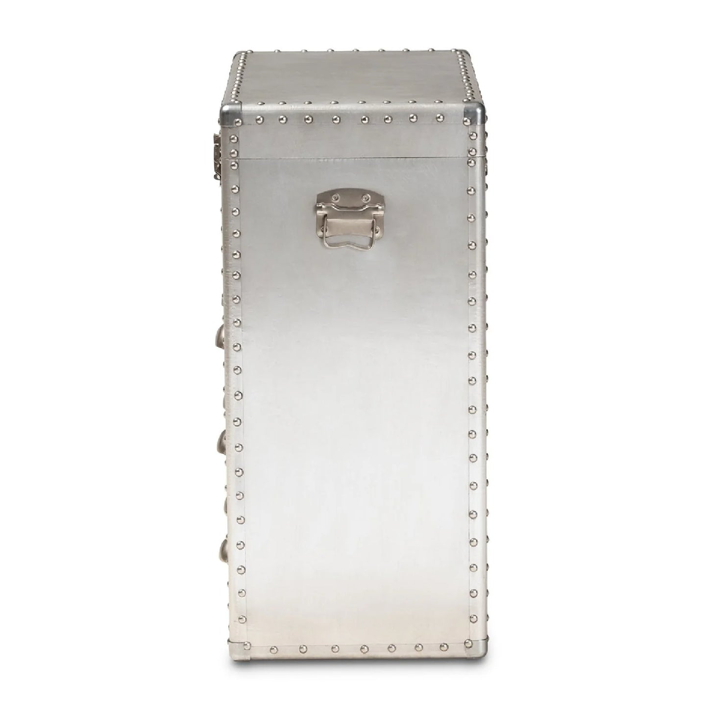 Luxury Modern Silver Storage Cabinet European Style for Villa
