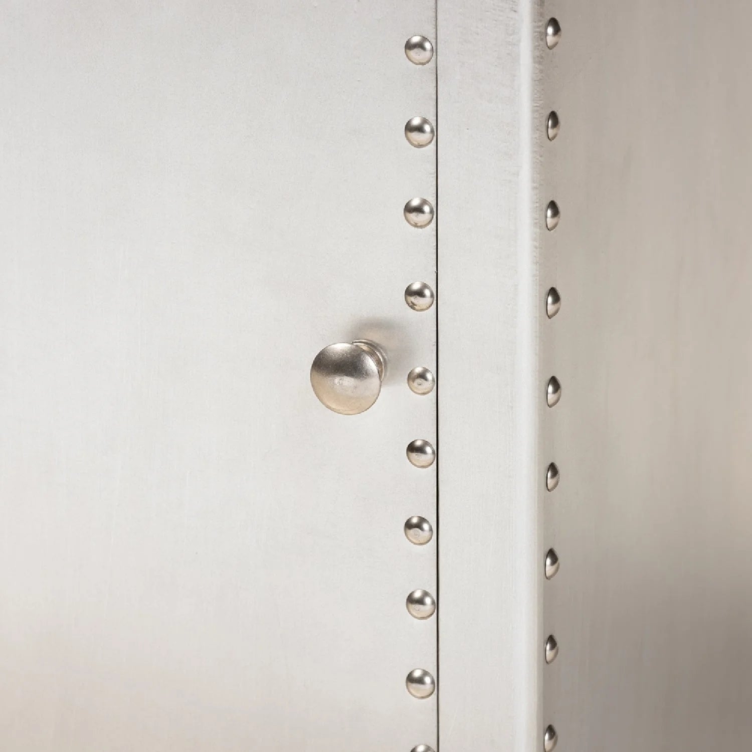 Luxury Modern Silver Storage Cabinet European Style for Villa