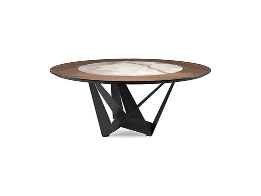 Luxury Modern Skorpio Ker-Wood Dining Table European Style for Villa