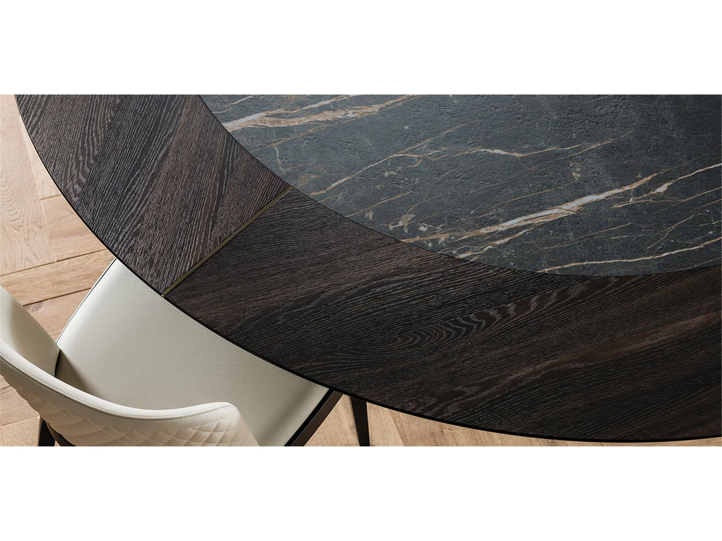 Luxury Modern Skorpio Ker-Wood Dining Table European Style for Villa