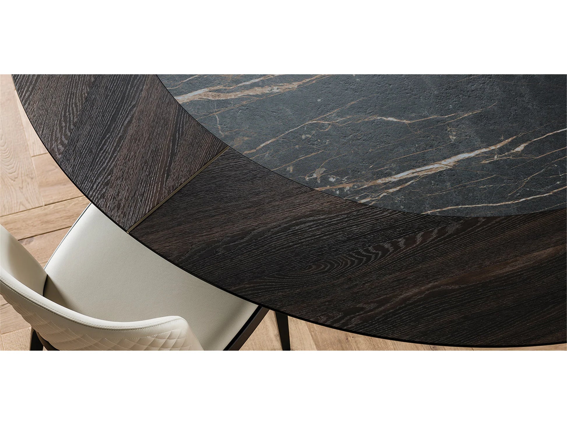 Luxury Modern Skorpio Ker-Wood Dining Table European Style for Villa