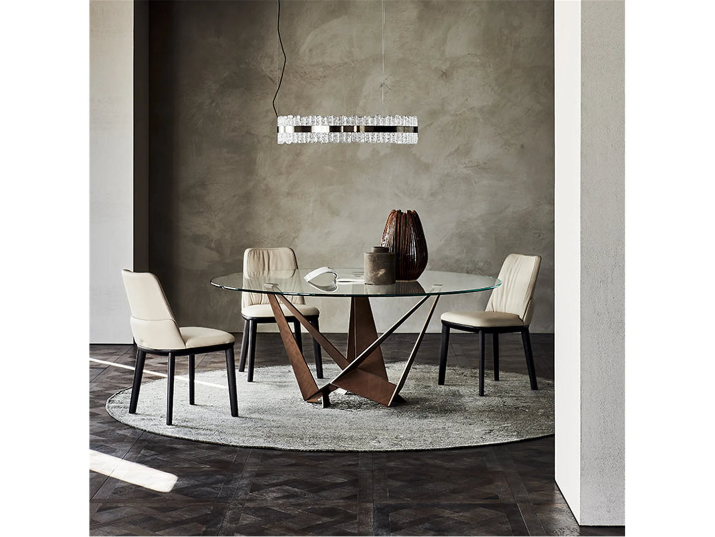 Luxury Modern Skorpio Round Dining Table European Style for Villa