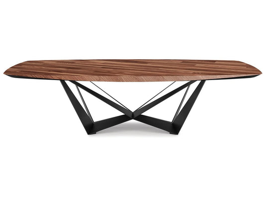 Luxury Modern Skorpio Wood Dining Table European Style for Villa