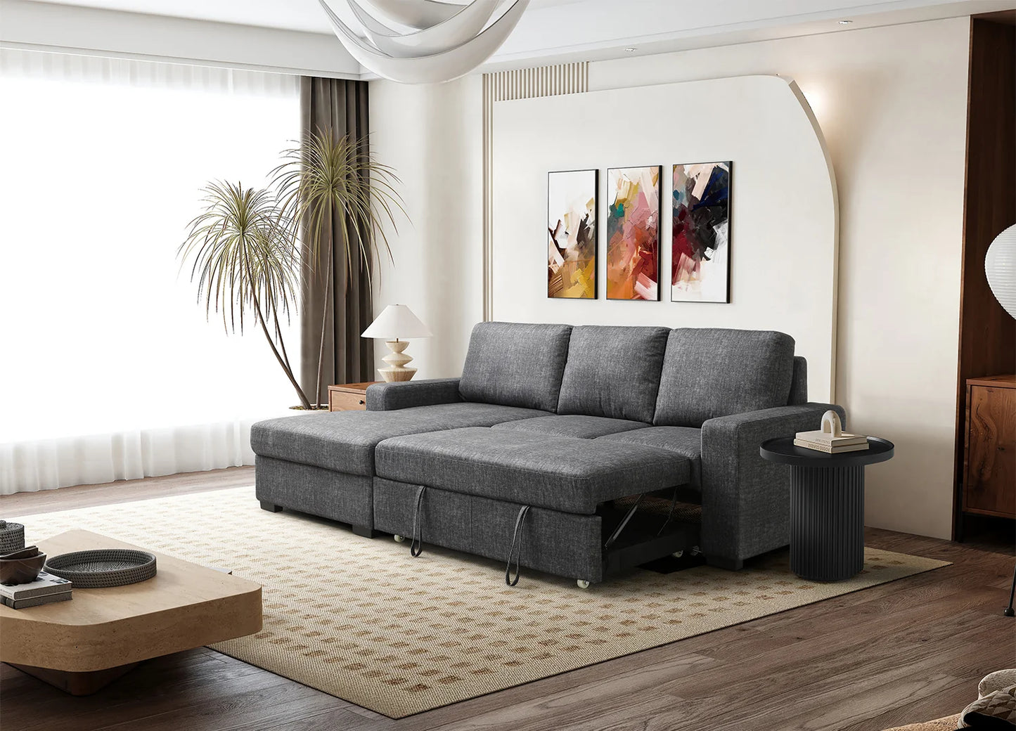 Luxury Modern Snooze Sleeper Sofa European Style for Villa