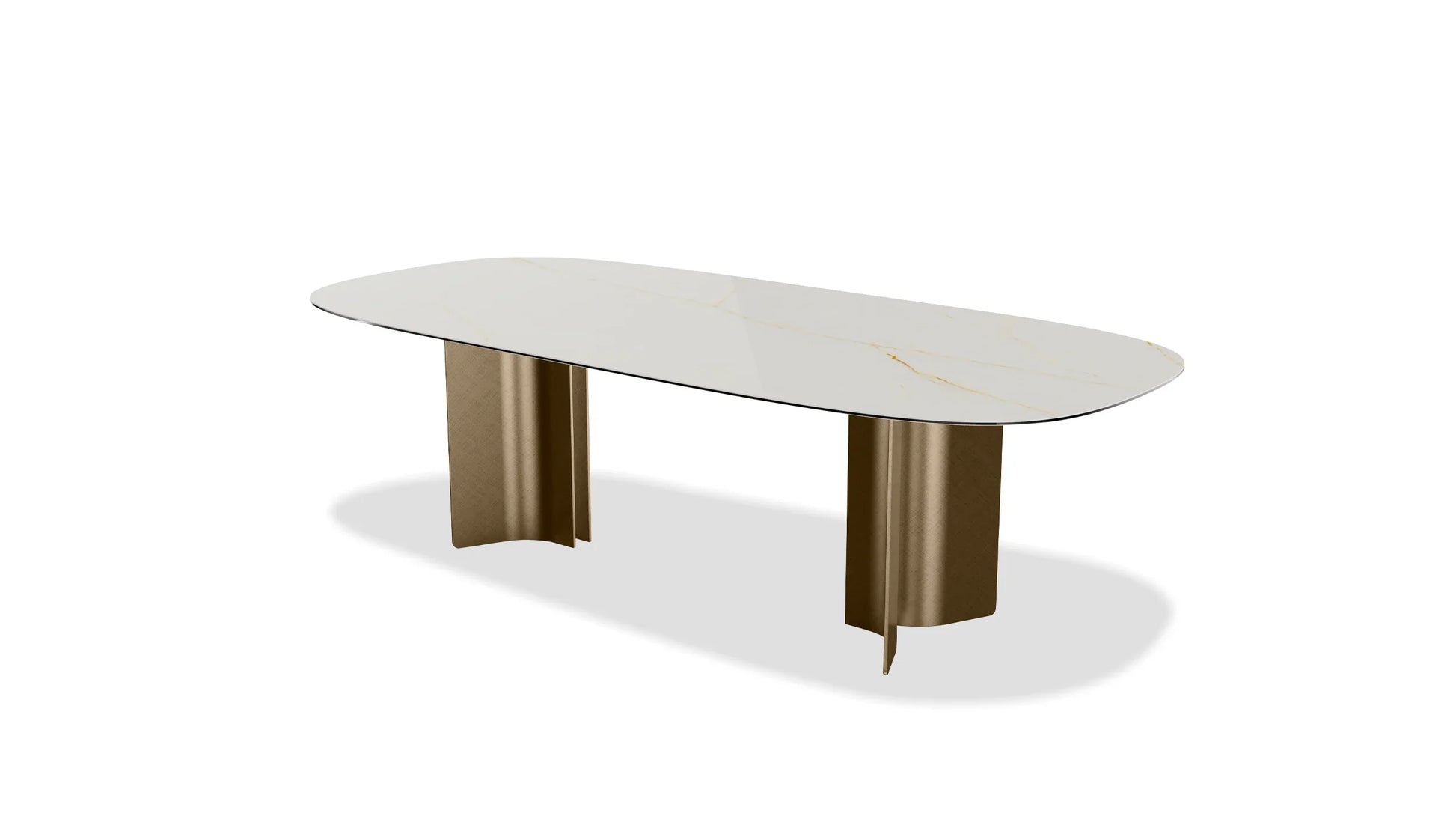 Luxury Modern Sole Dining Table European Style for Villa