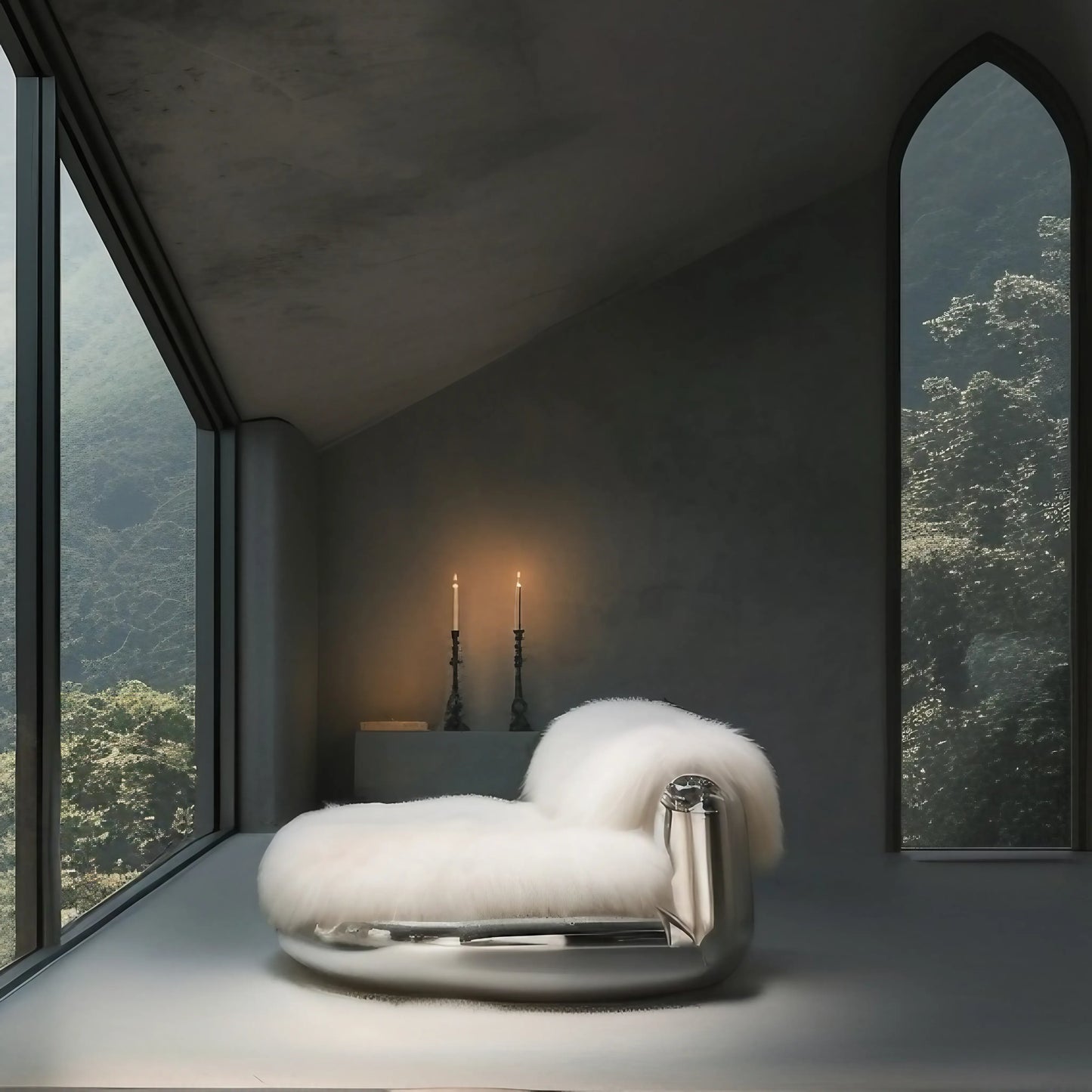 Luxury Modern Solene Chair European Style for Villa