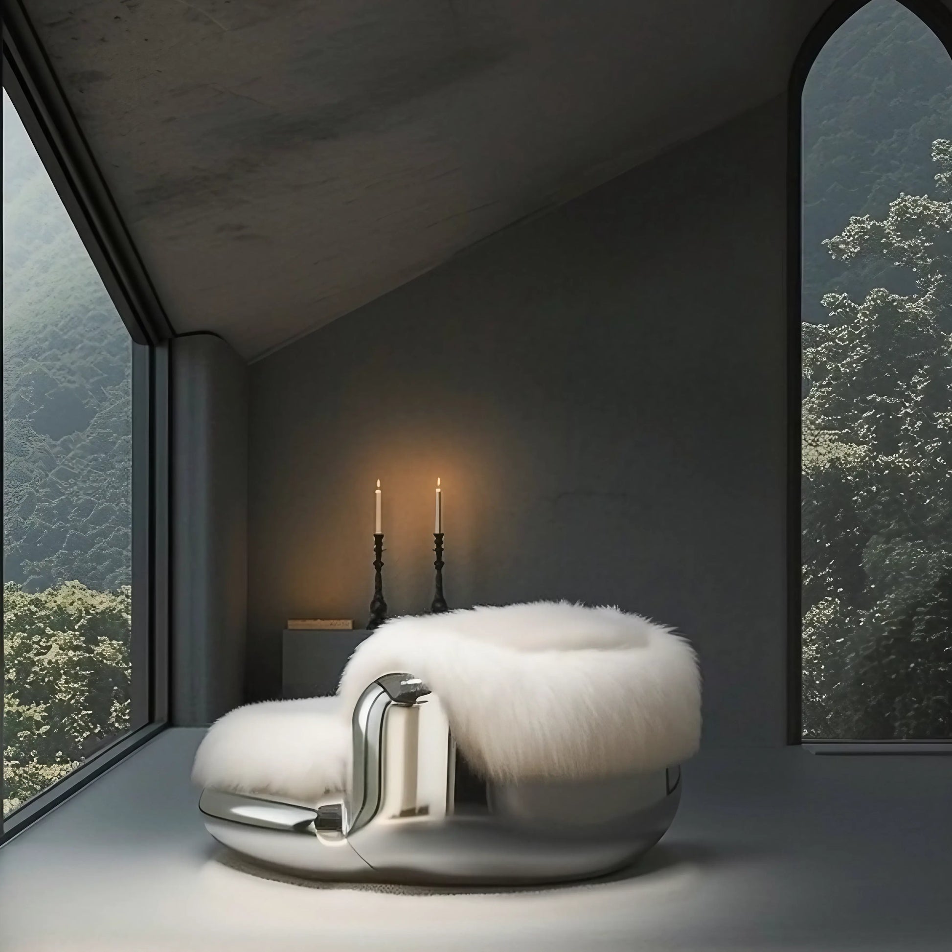 Luxury Modern Solene Chair European Style for Villa