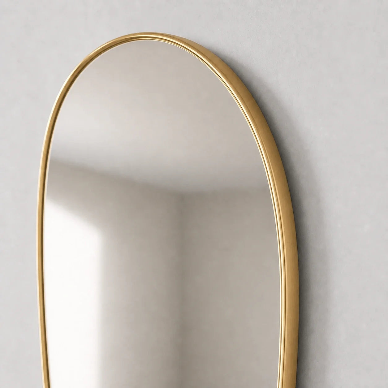 Luxury Modern Solene Gold Mirror European Style for Villa