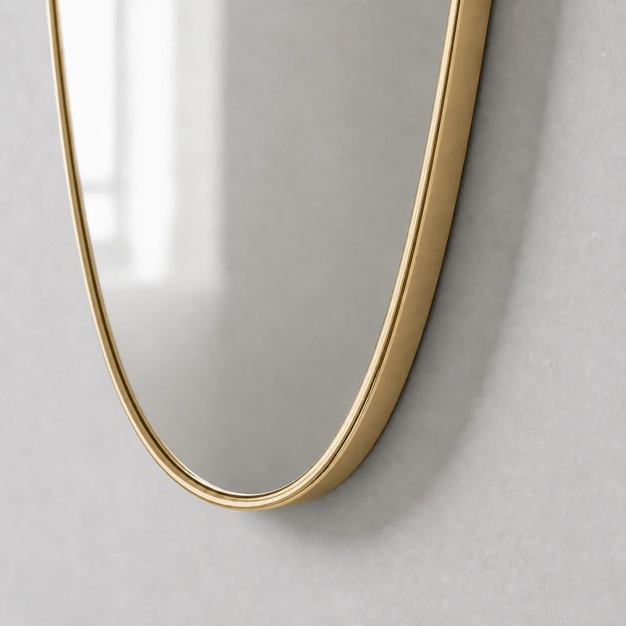 Luxury Modern Solene Gold Mirror European Style for Villa
