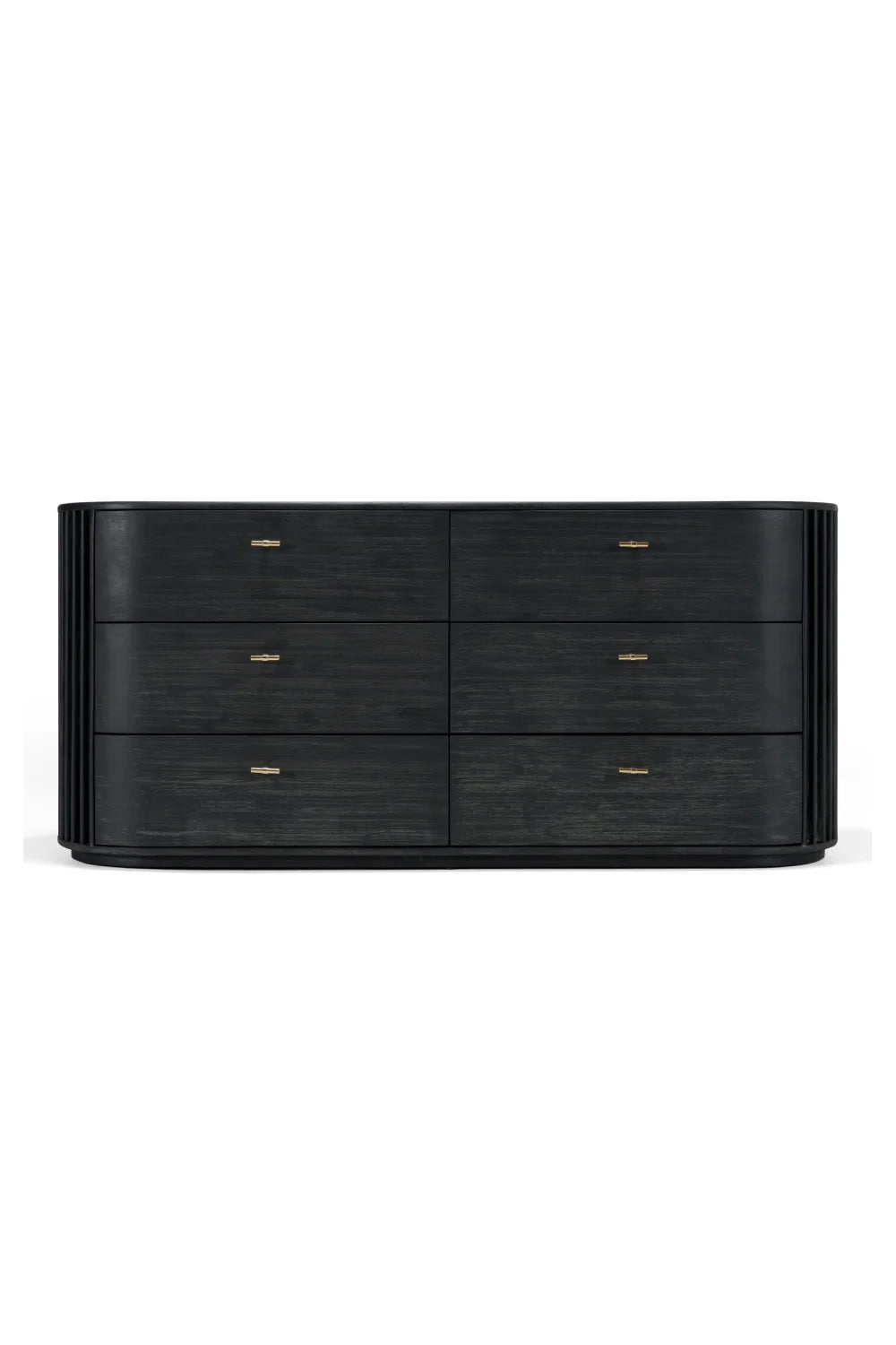 Luxury Modern Solid Acacia 6-Drawer Dresser European Style for Villa
