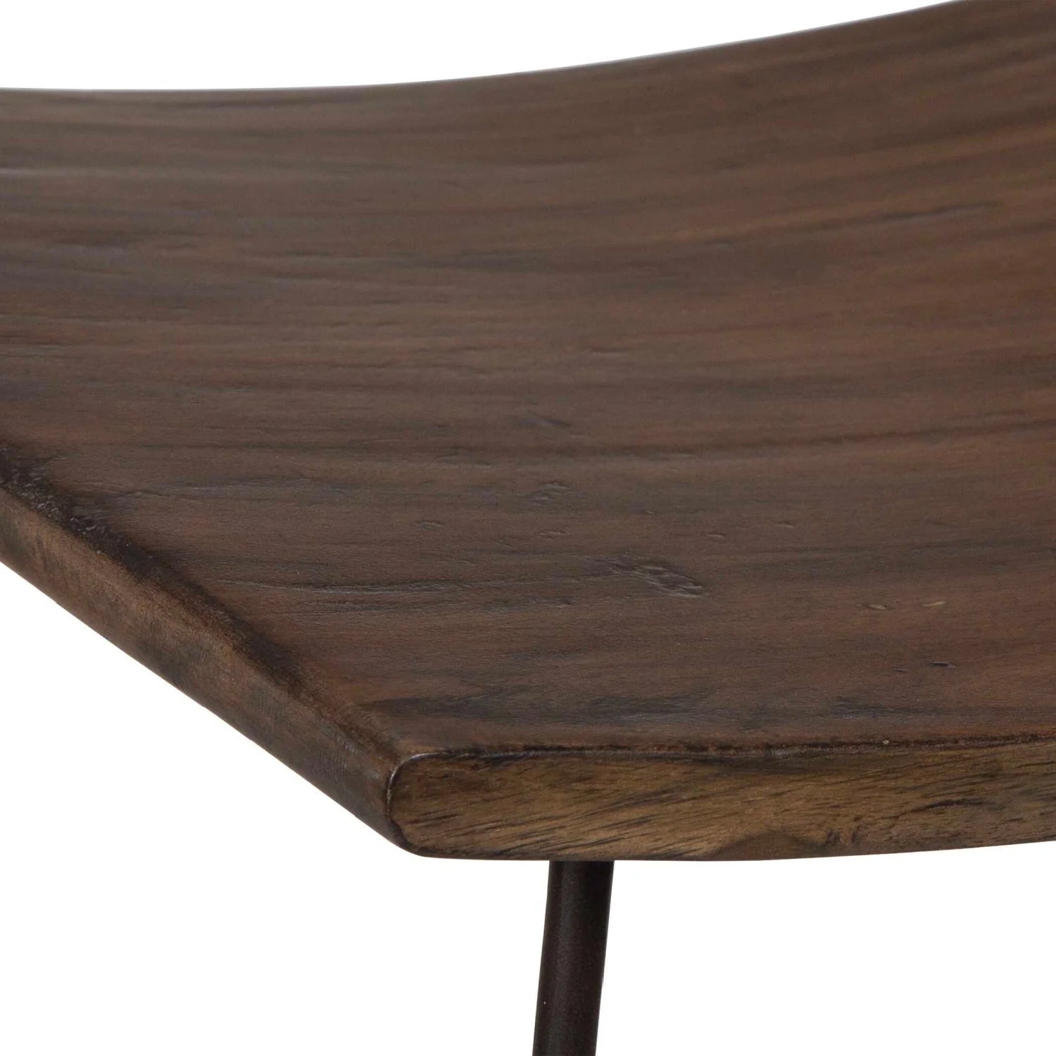 Luxury Modern Solid Mango Scooped Counter Stool European Style for Villa
