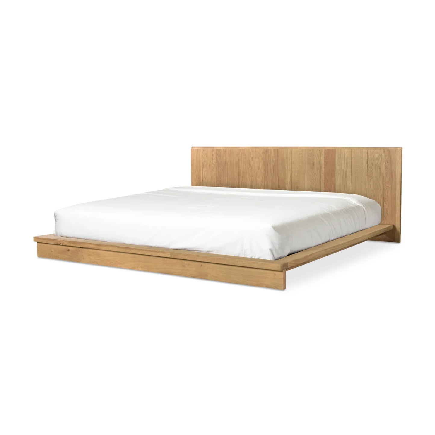 Luxury Modern Solid Oak Bed European Style for Villa