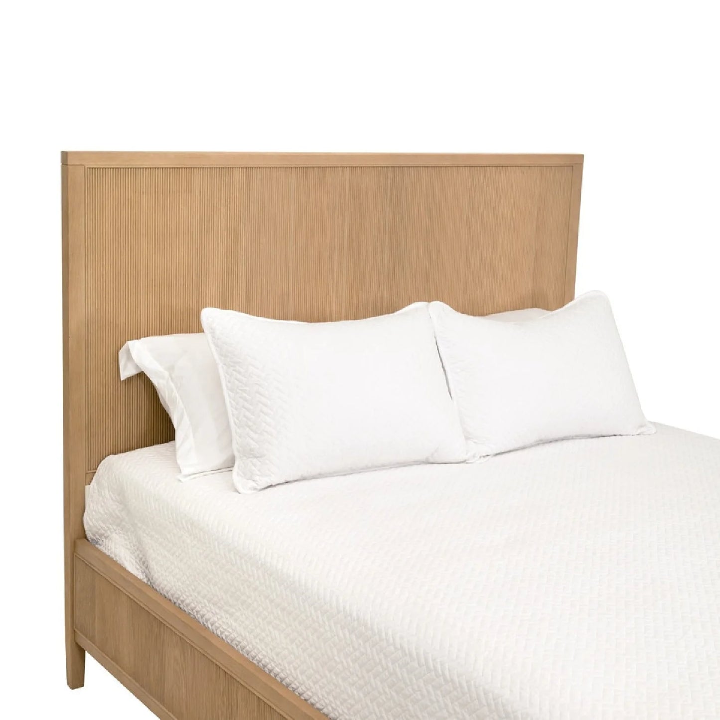 Luxury Modern Solid Oak Bed European Style for Villa