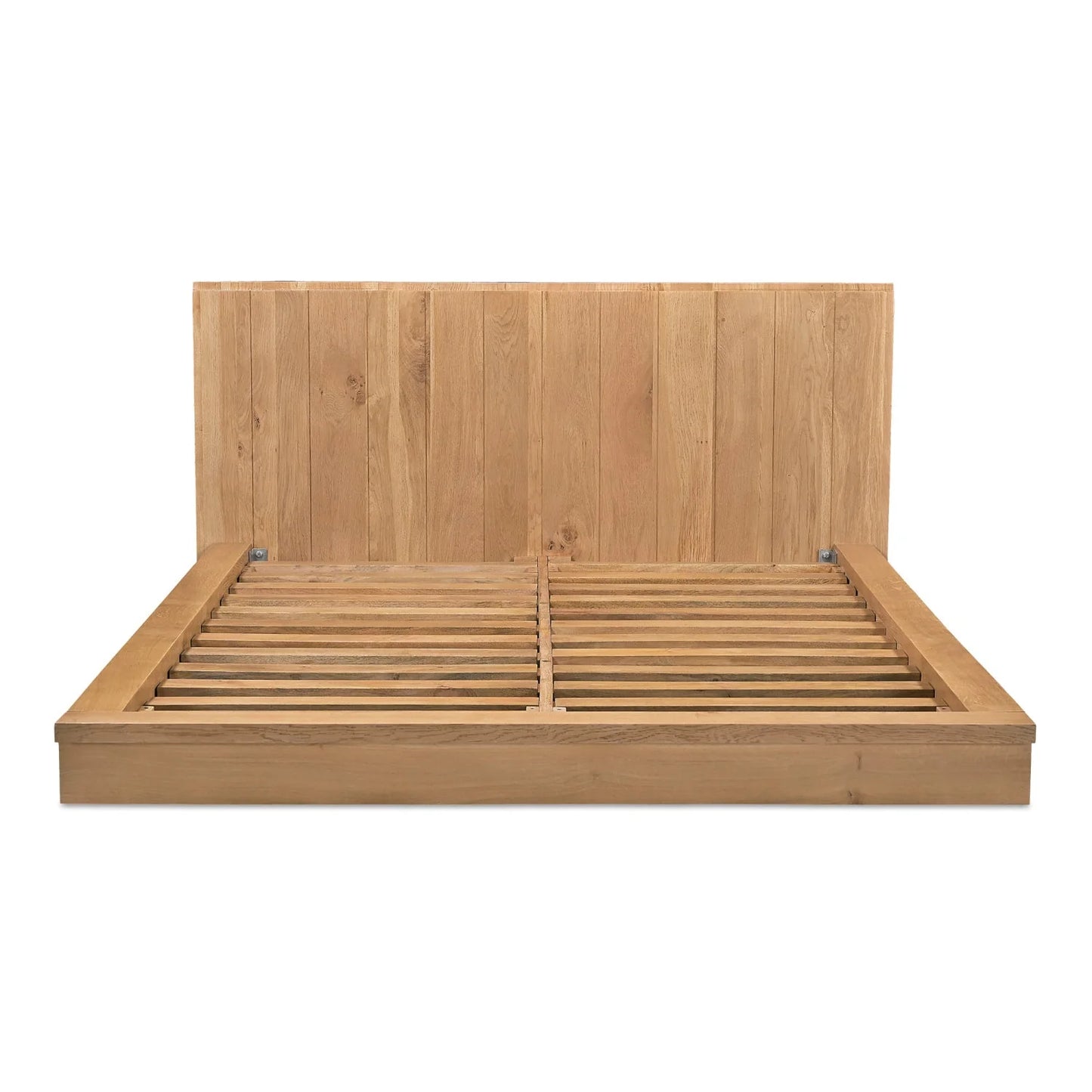 Luxury Modern Solid Oak Bed European Style for Villa