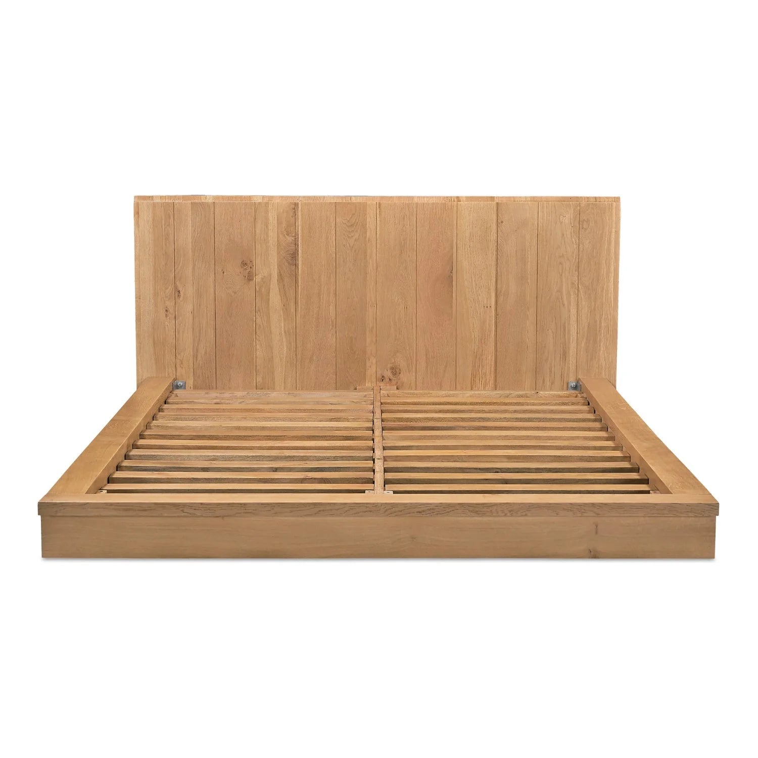Luxury Modern Solid Oak Bed European Style for Villa