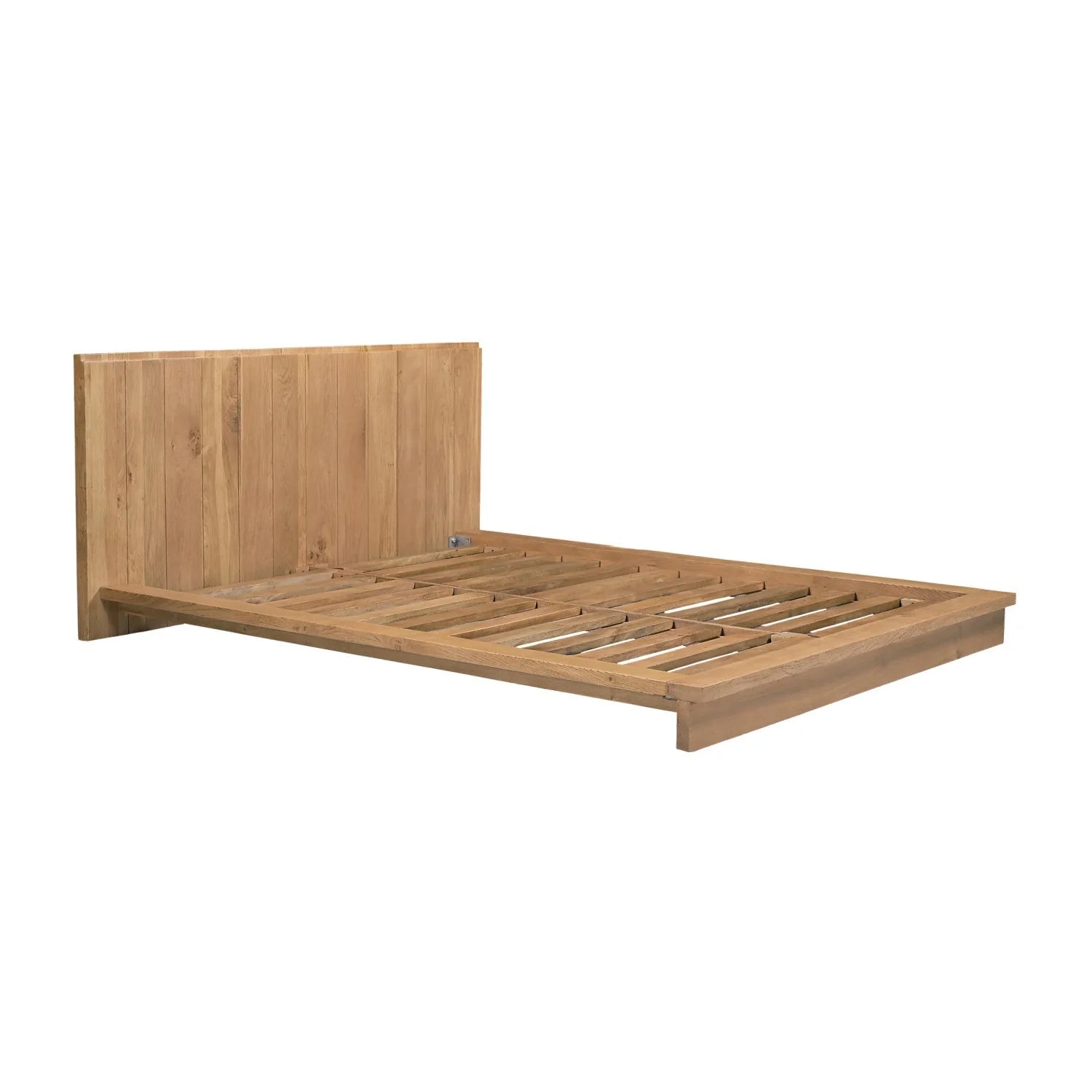 Luxury Modern Solid Oak Bed European Style for Villa