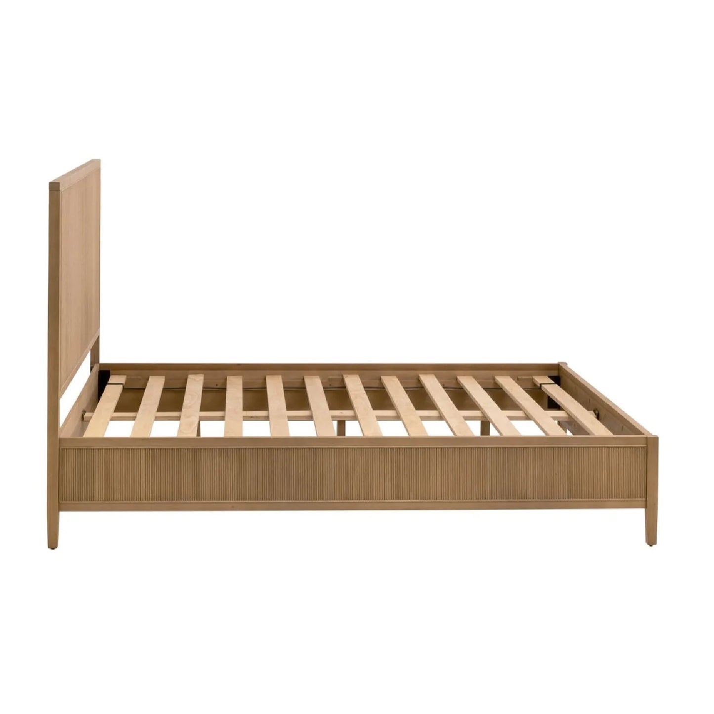 Luxury Modern Solid Oak Bed European Style for Villa