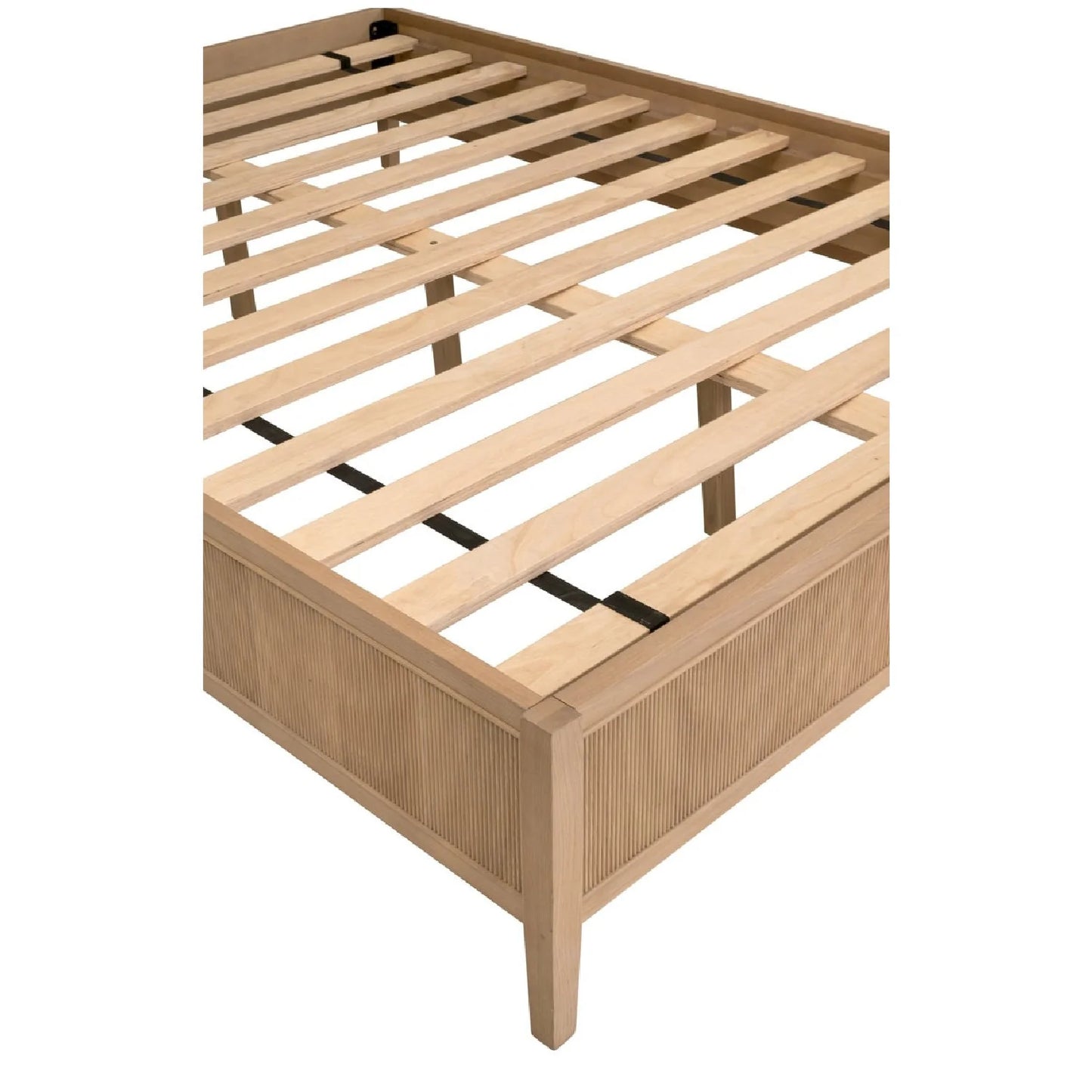Luxury Modern Solid Oak Bed European Style for Villa