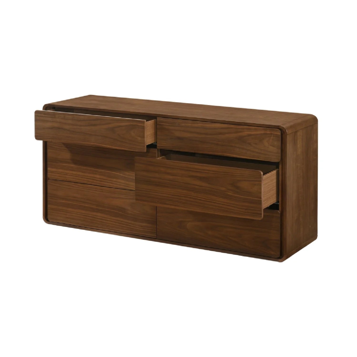 Luxury Modern Solid Rubberwood Dresser European Style for Villa