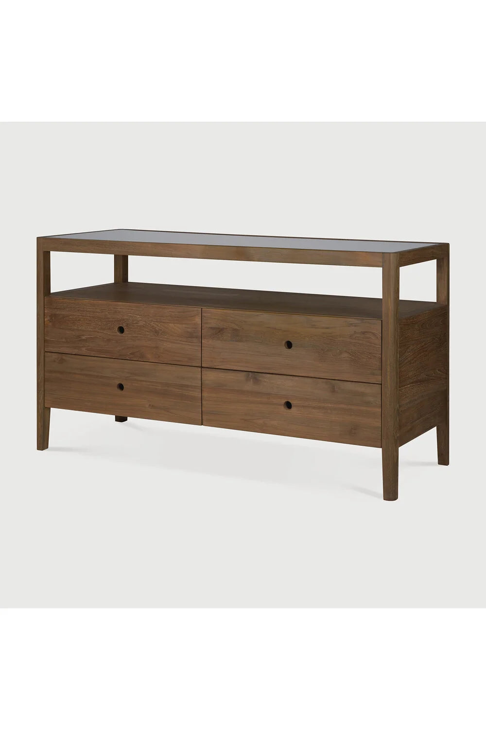 Luxury Modern Solid Wood Dresser European Style for Villa
