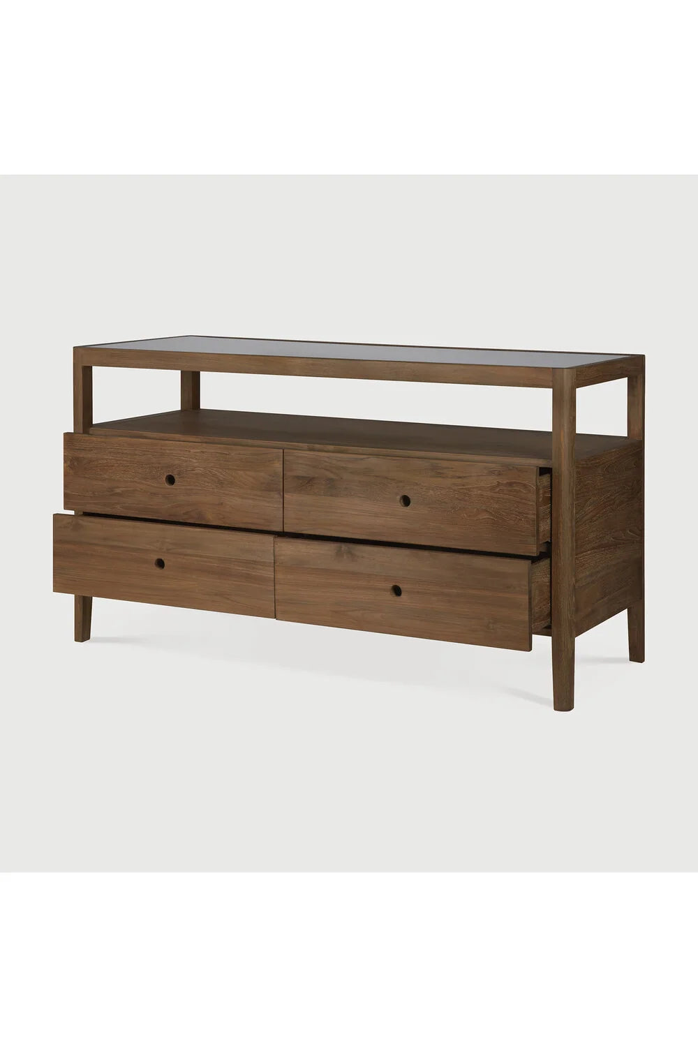 Luxury Modern Solid Wood Dresser European Style for Villa