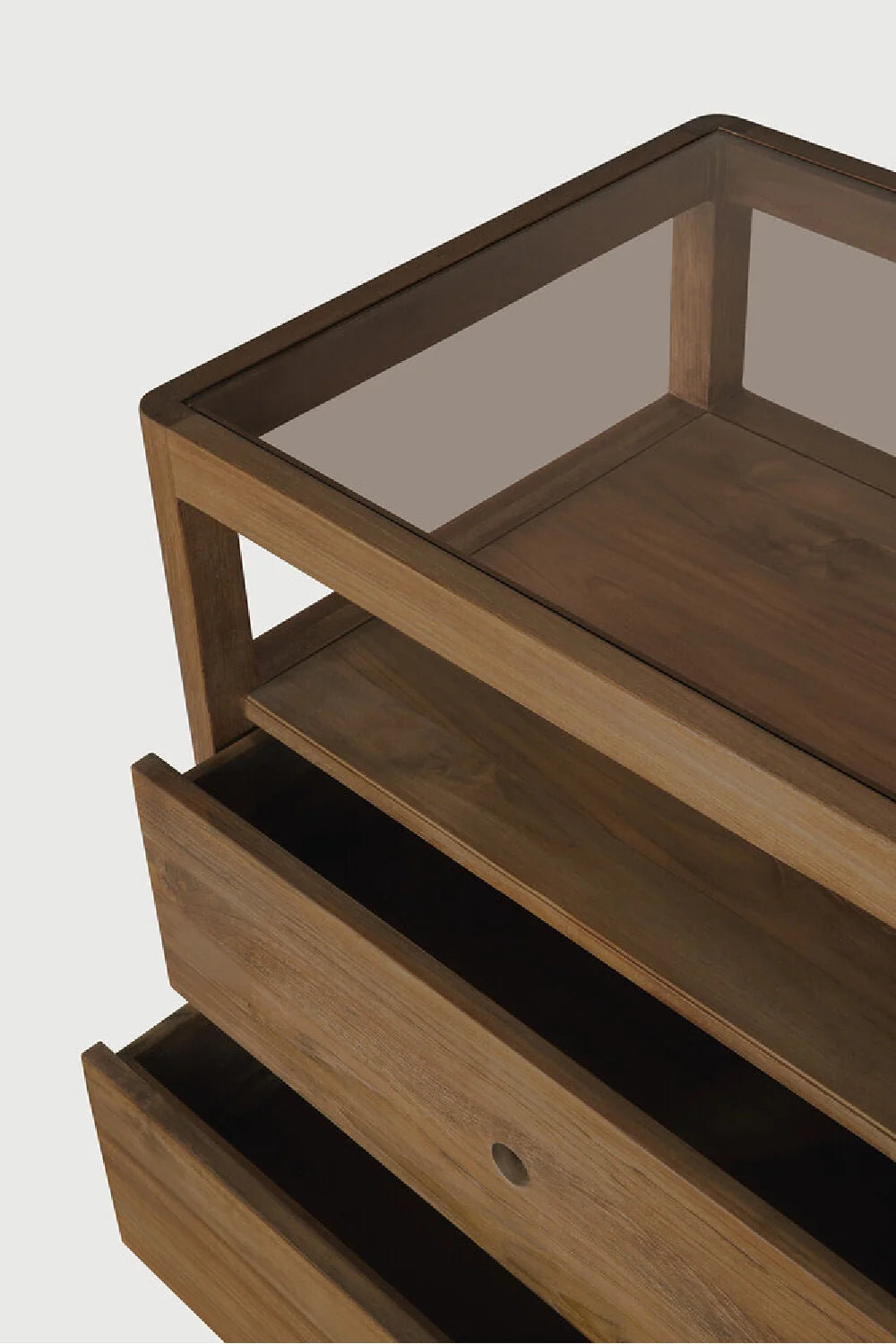 Luxury Modern Solid Wood Dresser European Style for Villa