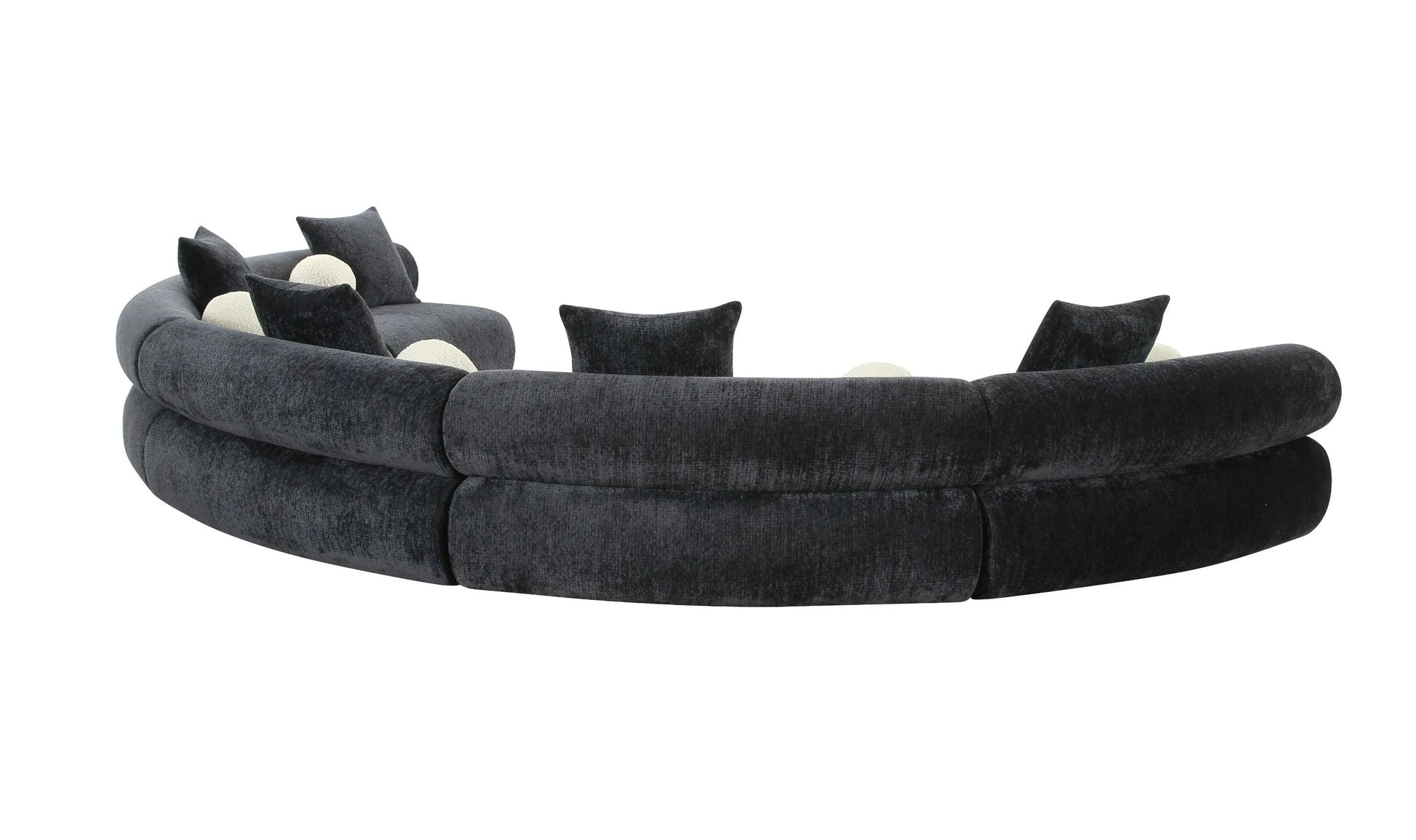 Luxury Modern Sonic Curved Sofa European Style for Villa