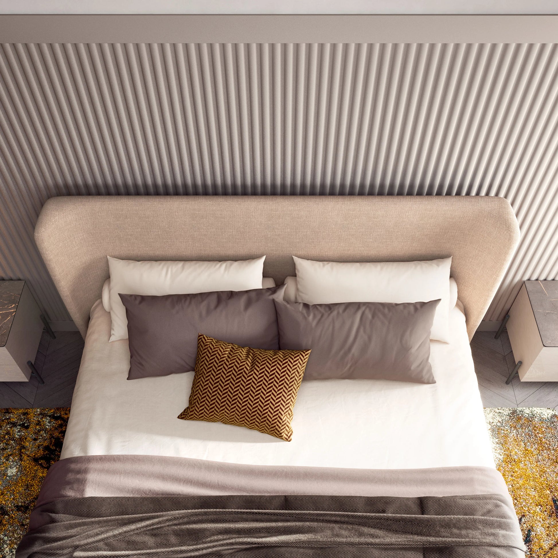 Luxury Modern Sophie Bedroom Set European Style for Villa