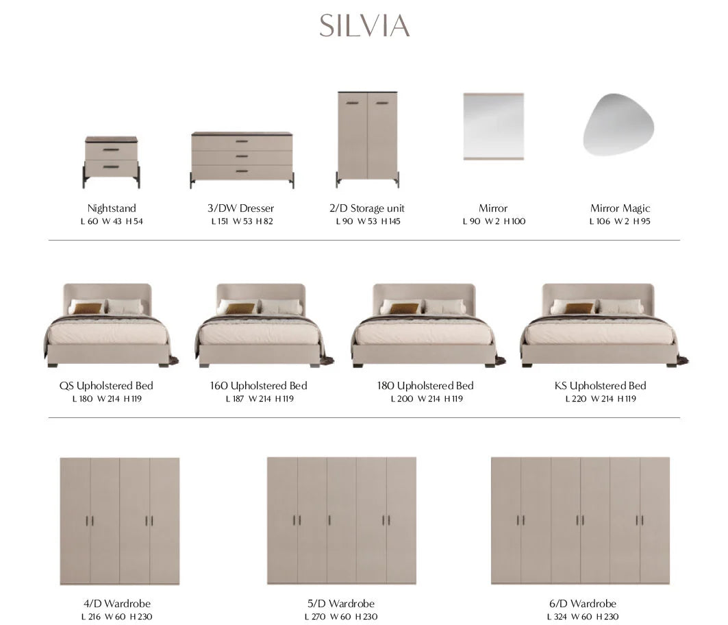 Luxury Modern Sophie Bedroom Set European Style for Villa