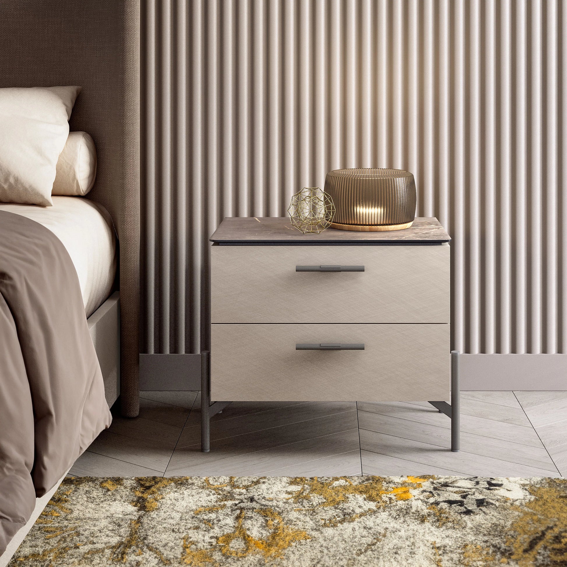 Luxury Modern Sophie Bedroom Set European Style for Villa