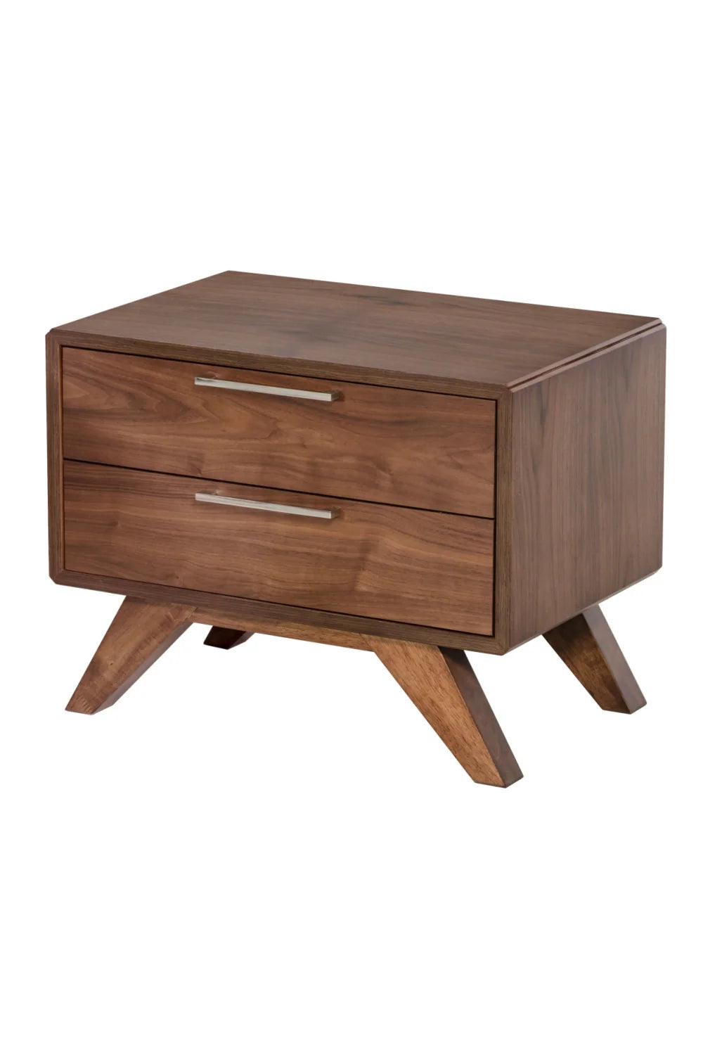Luxury Modern Soria 2-Drawer Nightstand European Style for Villa