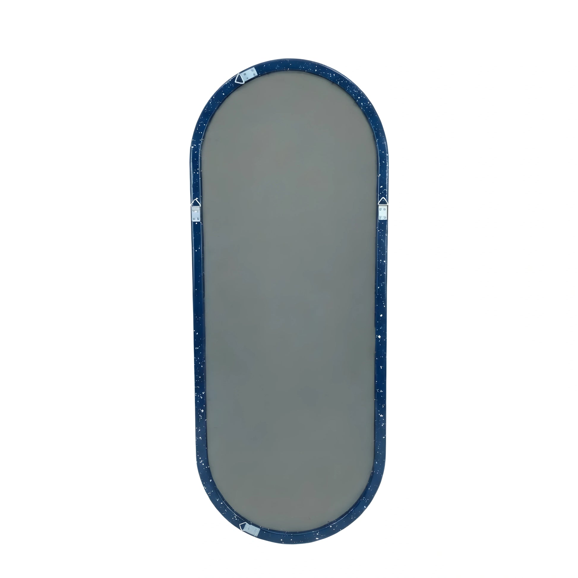 Luxury Modern Speckled Blue Pill Mirror European Style for Villa